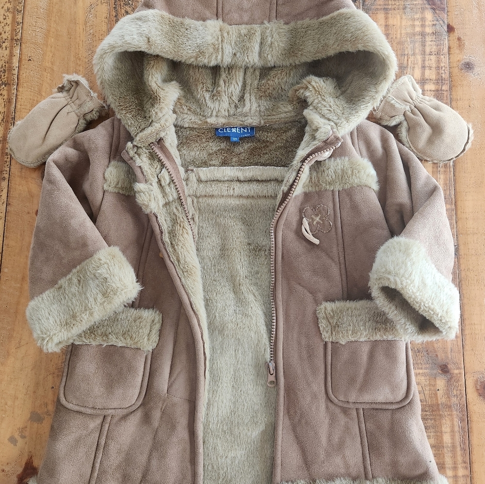 🦉CLÉMENT coat for little girls - Picture 3 of 10